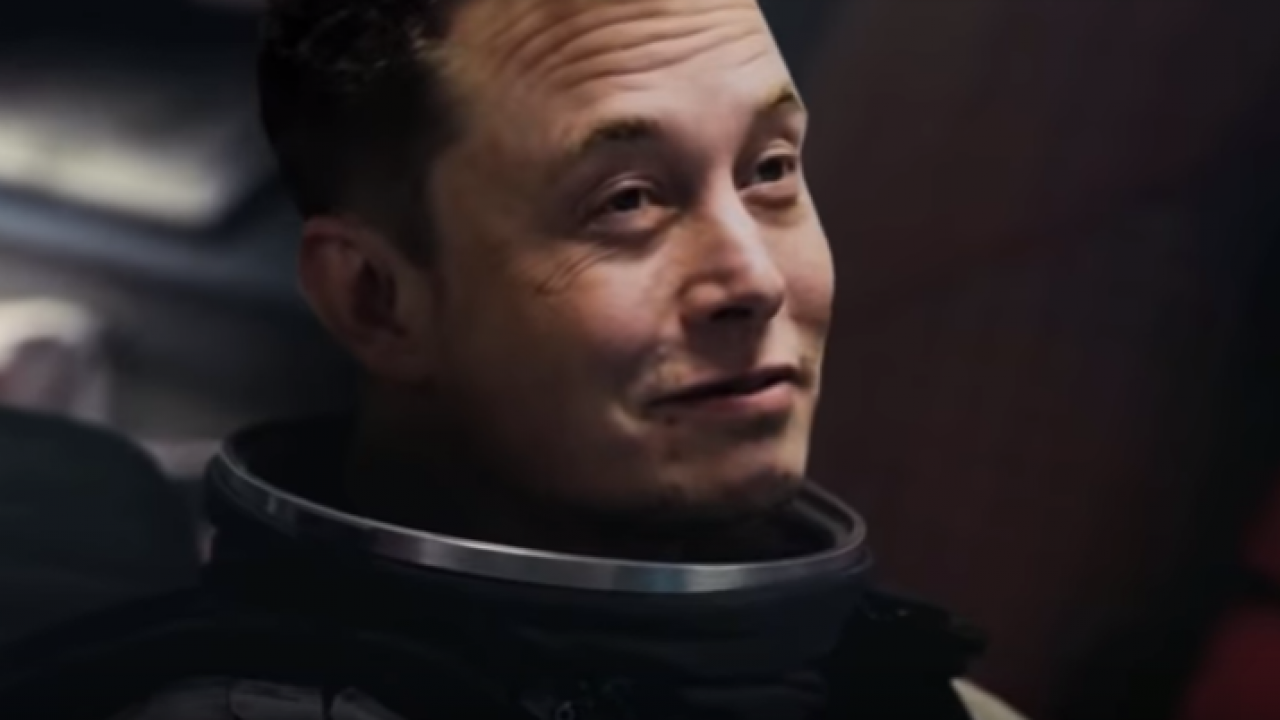 Elon Musk mashup Interstellar