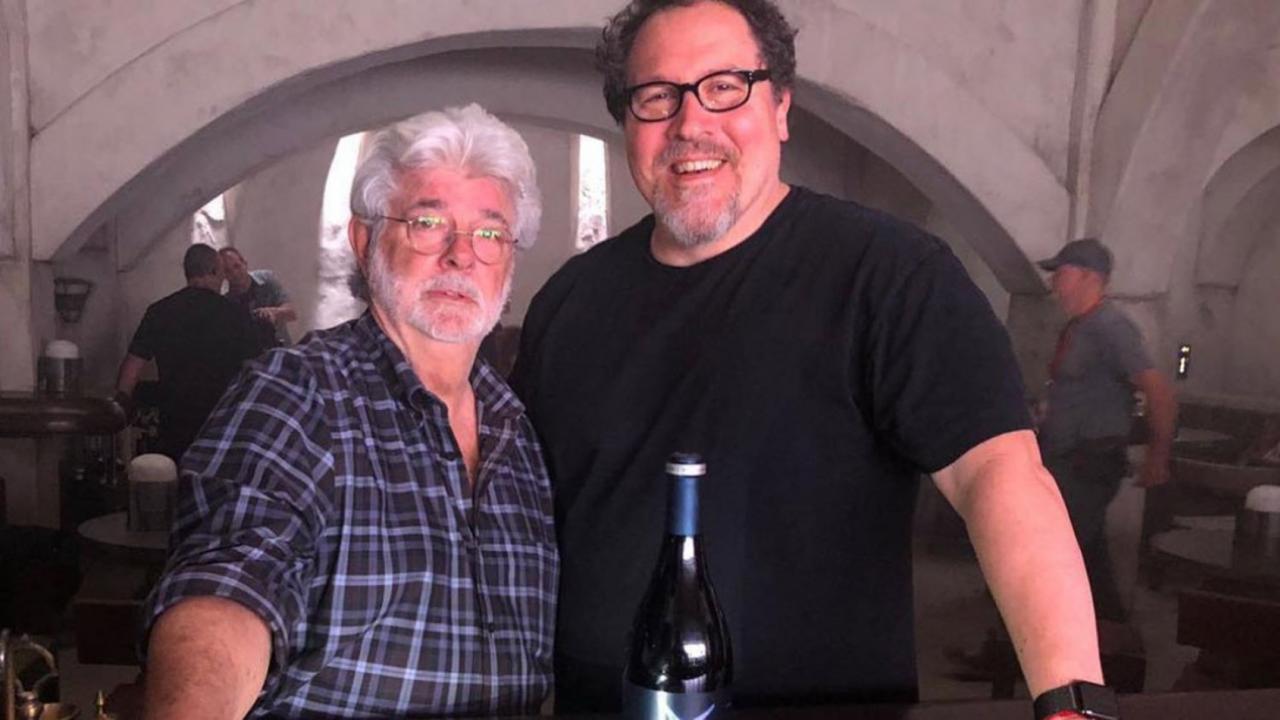 George Lucas et Jon Favreau
