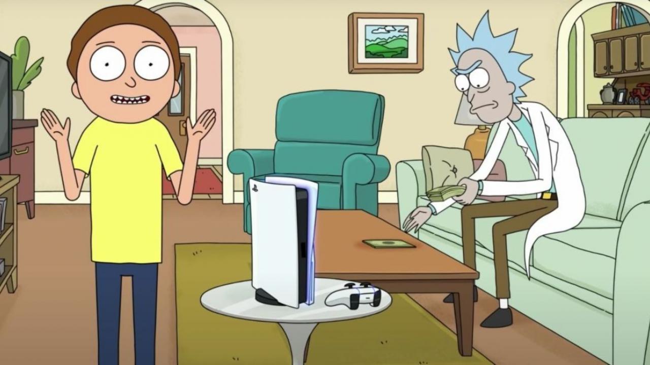 Rick et Morty font La publicité de la Playstation 5