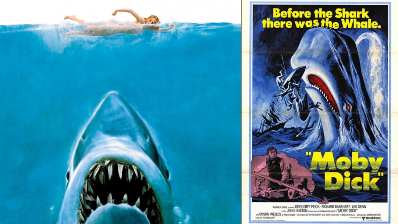 Moby Dick/Les Dents de la mer : "Avant le requin, il y a eu la baleine" 