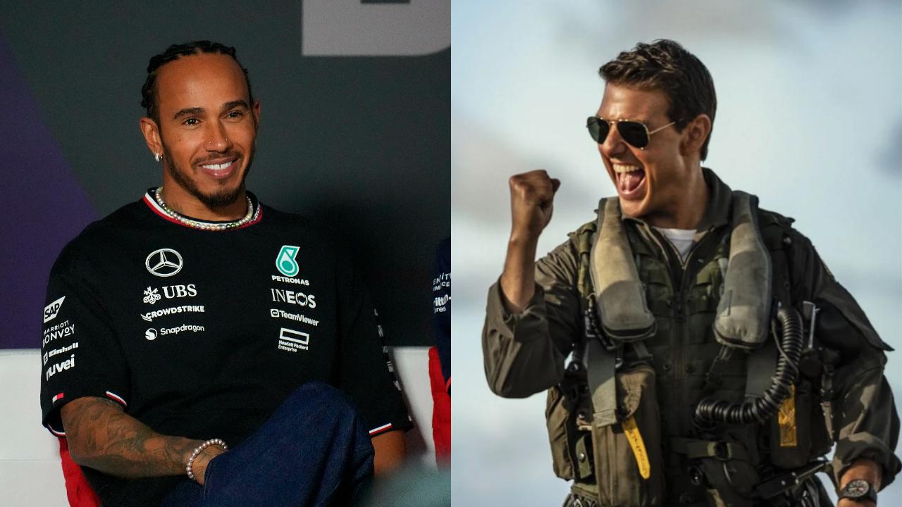 Lewis Hamilton dans Top Gun: Maverick