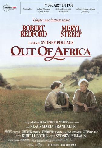 affiche out of africa