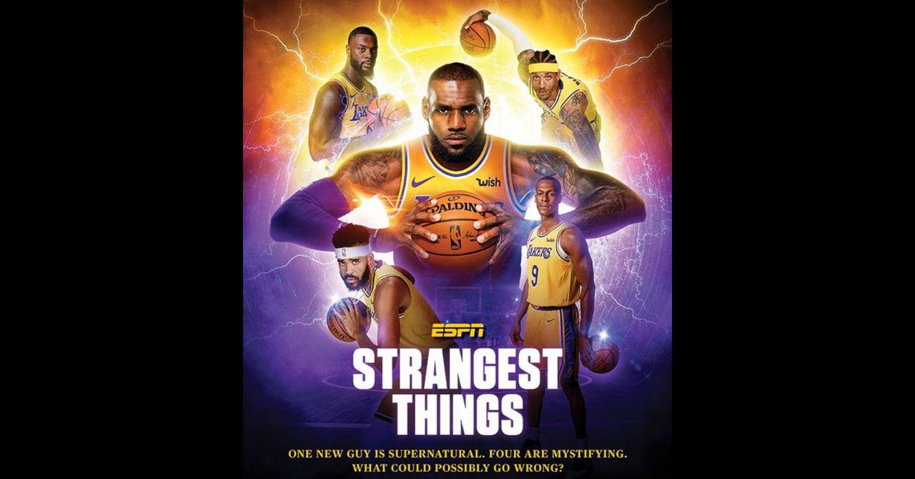 stranger things Lakers