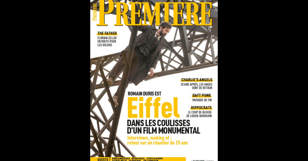 Première n°517 : Romain Duris est en couverture pour Eiffel